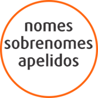 nomes, sobrenomes e apelidos